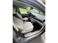 Looking across front seats